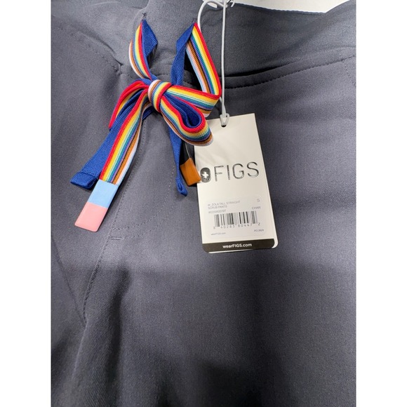 FIGS Zola Tall Straight Scrub Pants Charcoal Grey Women's Size Small - Picture 2 of 4